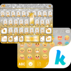Golden Bow Kika Keyboard Theme