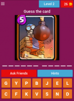 Quiz Clash Royale card for PC