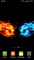 Fire and Ice Live Wallpaper for PC