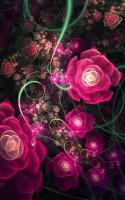 Glowing Flowers Live Wallpaper for PC