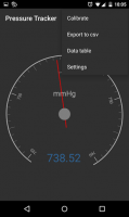 Barometer + pressure tracker for PC