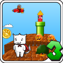 Syobon action super cat world. Very difficult game Apk Download